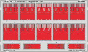 Eduard 73834 Chinook HC.1 cargo seats AIRFIX 1/72
