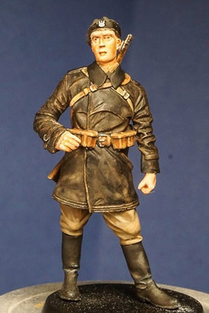 ToRo Model 35F126 Wrzesień 1939 - Żołnierz 10 Płk. Strzelców Konnych / September 1939 - Polish Soldier, 10 Mounted Rifle Reg.(mot) Figurine with decals / Two different heads included 1/35 – immagine 7