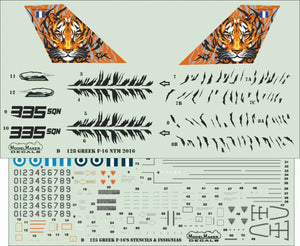 ModelMaker Decals D48128 Greek F-16 Nato Tiger Meet 2016 1/48 – immagine 2