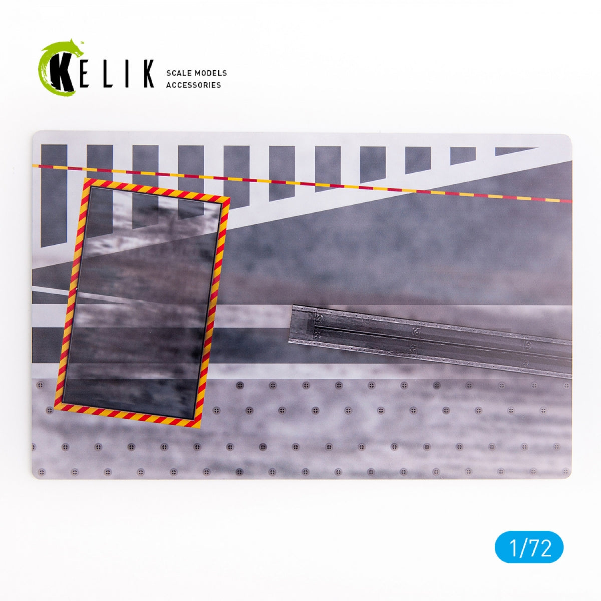 KELIK KS72032 CHARLES DE GAULLE DECK - BASE - ACRYLIC 3 MM (280 X 180 MM) 1/72 – imagen 2