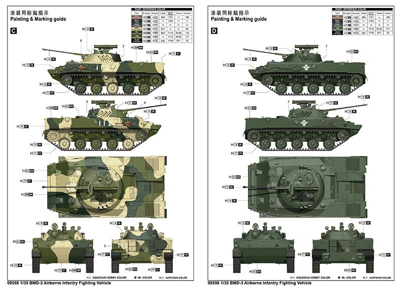 Trumpeter 09556 BMD-3 Véhicule de combat d&amp;#39;infanterie aéroportée (1/35) – image 5