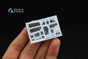 Quinta Studio QD+48495 F-4D late Phantom II 3D-Printed &amp;amp; coloured Interior on decal paper (Academy) (with 3D-printed resin parts) 1/48 – immagine 5