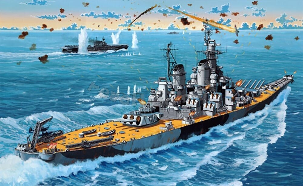 Revell 65183 USS New Jersey Model Set 1/1200 – immagine 3