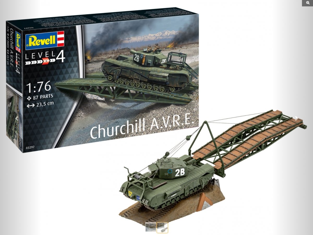 Revell 03297 Churchill A.V.R.E 1/76 – immagine 2