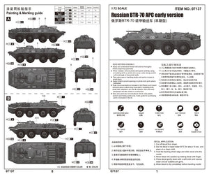 Trumpeter 07137 Russian BTR-70 APC early version 1/72 – Bild 2