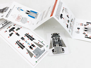 Red Fox Studio QS-32143 A-10A Thunderbolt II Updated full interior for Trumpeter 3D colored resin IP 1/32 – immagine 5