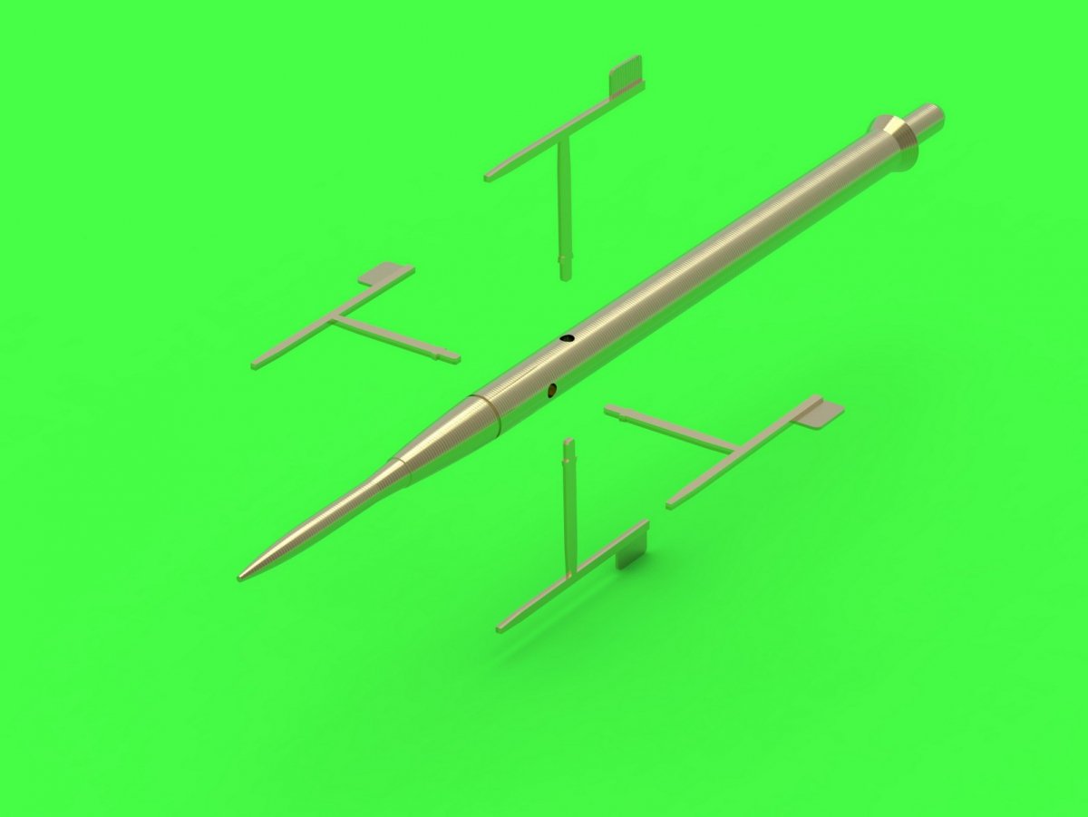 Master AM-48-144 F-16XL / F-CK-1 Prototypes Pitot Tube &amp;amp; AOA Probes 1/48 – immagine 2