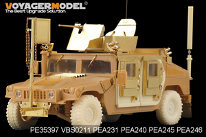 Voyager Model PEA245 Modern HUMVEE/DUMVEE family Super Swaper wheels w/spare wheel (GP) 1/35 – immagine 3