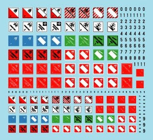 Star Decals 35-C1347 DANGER!. Signs for hazardous loads 1/35 – Bild 2