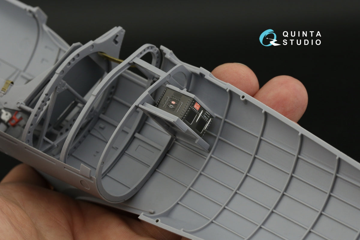 Quinta Studio QD24009 Spitfire Mk.IXc 3D-Printed &amp;amp; coloured Interior on decal paper (Airfix) 1/24 – immagine 7