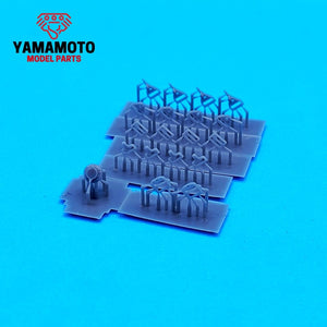 Yamamoto YMPTUN116 Racing Seatbelts 4 Points Set 1 - Black &amp;amp; Red 1/24 – imagen 3
