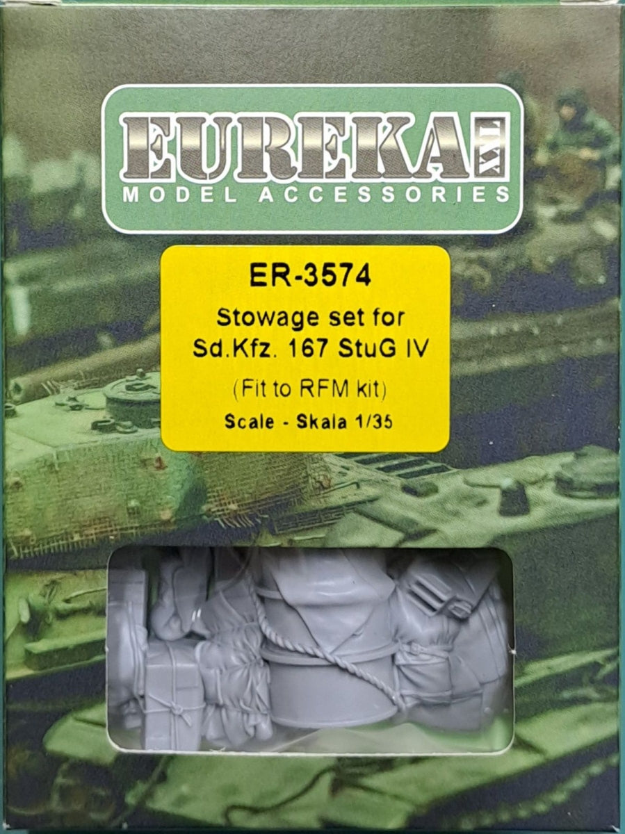 Eureka XXL ER-3574 Stowage Set for Sturmgeschütz IV (RFM) 1/35 – immagine 2