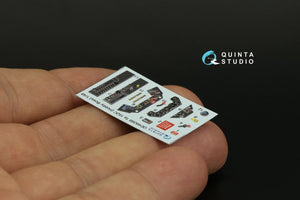 Quinta Studio QD48268 Ta 152C 3D-Printed &amp;amp; coloured Interior on decal paper (Hobby Boss) 1/48 – immagine 4