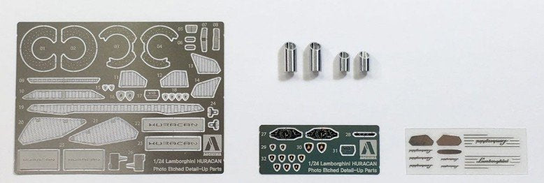 Aoshima 01708 Common Photo-Etched Parts for Lamborghini Huracan 1/24 – Bild 2