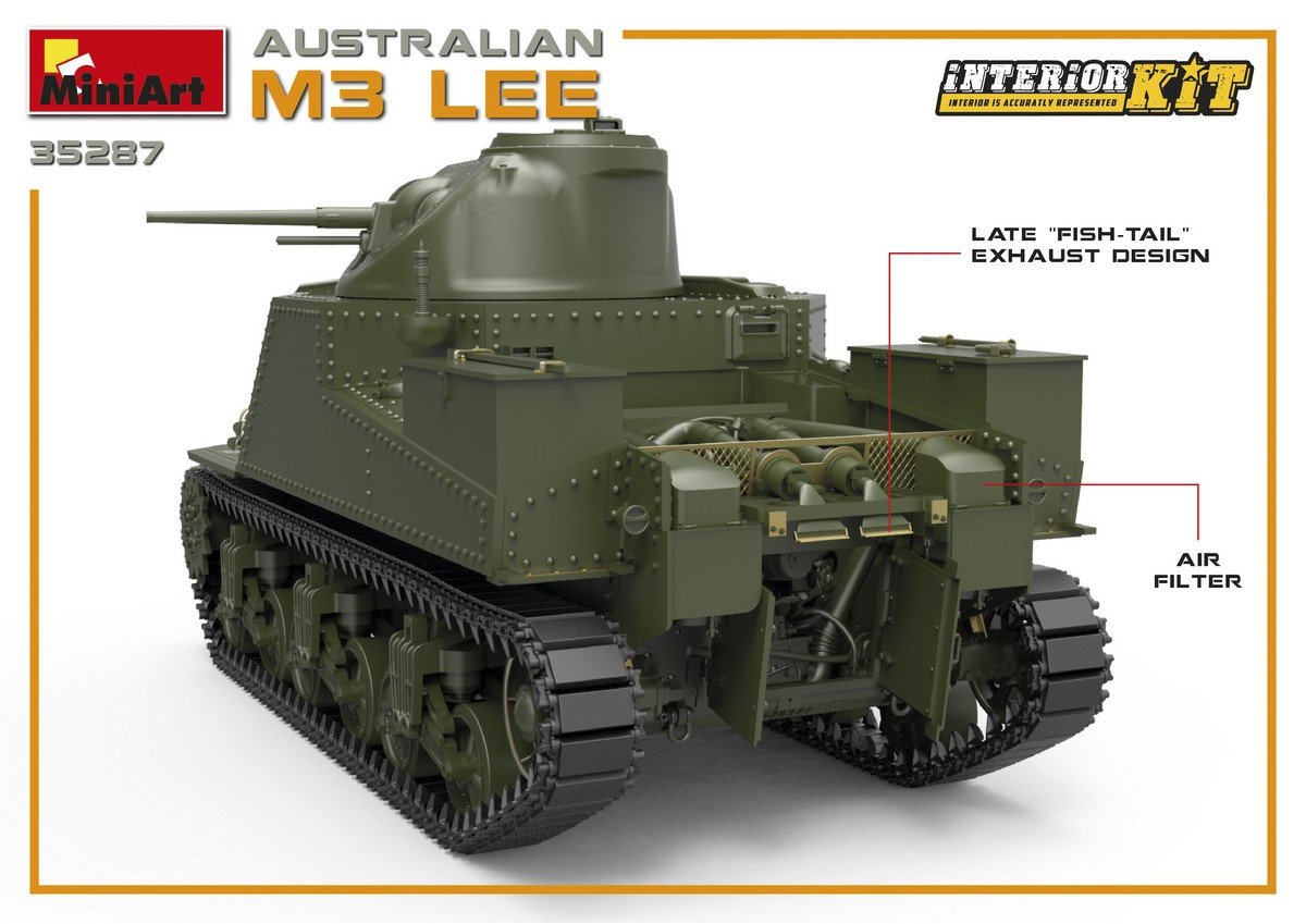 MiniArt 35287 AUSTRALIAN M3 LEE. INTERIOR KIT 1/35 – imagen 7