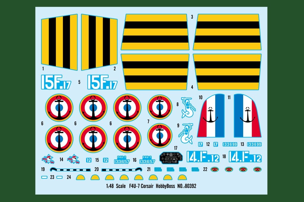 Hobby Boss 80392 F4U-7 Corsair 1/48 – Bild 4