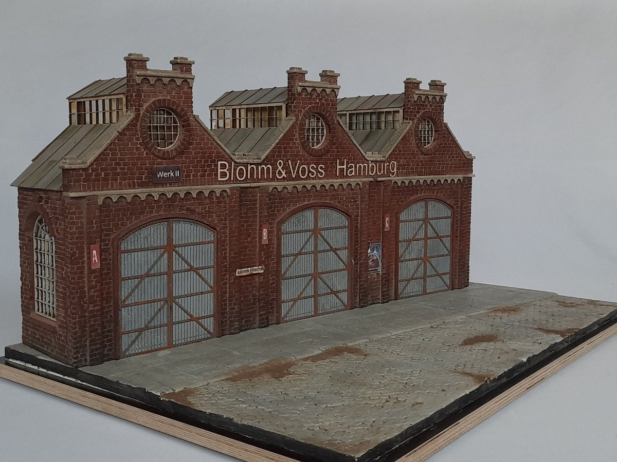RT-Diorama 35285 Diorama-Base: &amp;quot;Industrial Hangars&amp;quot; 1/35 – immagine 5