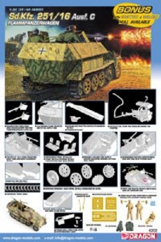Dragon 6202 Sd.Kfz. 251/16 Ausf. C Flammpanzerwagen 1/35 – Bild 4