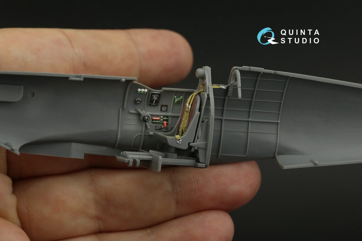 Quinta Studio QD48136 Spitfire Mk.V 3D-Printed &amp;amp; coloured Interior on decal paper (Tamiya) 1/48 – zdjęcie 10