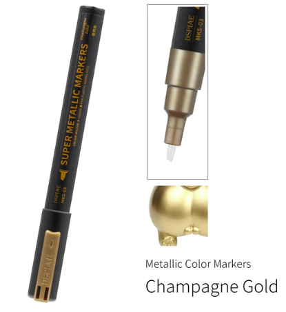 Marqueur super métallique DSPIAE MKS-03 Or champagne