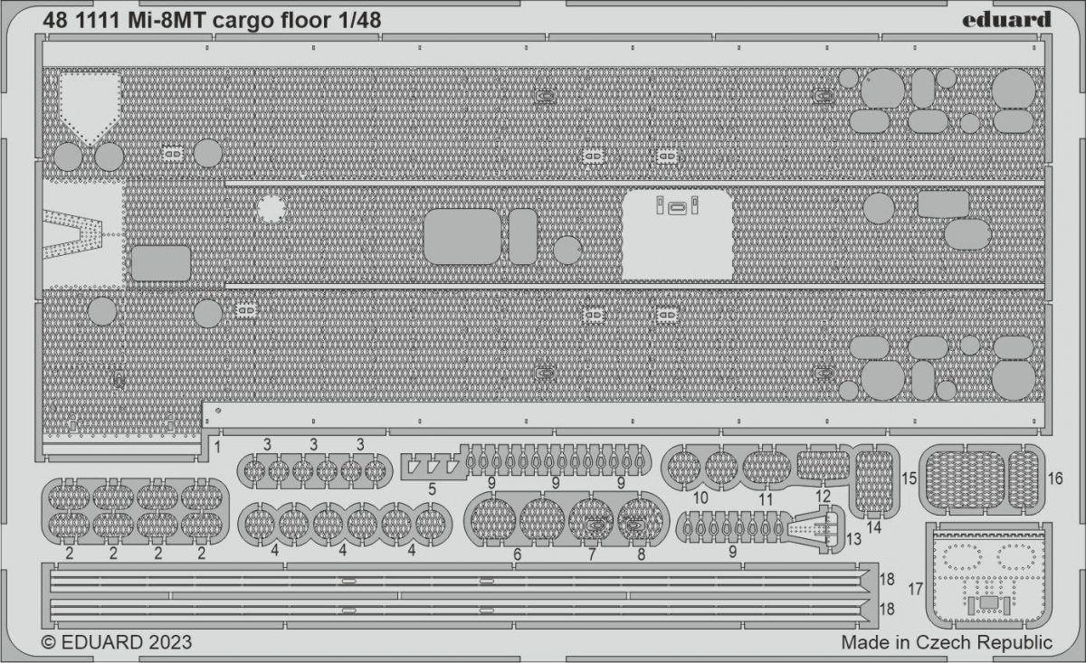 Eduard 481111 Mi-8MT cargo floor TRUMPETER 1/48