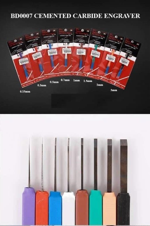 Border Model BD0007-0,5 Cemented Carbide Engraver - 0,5mm