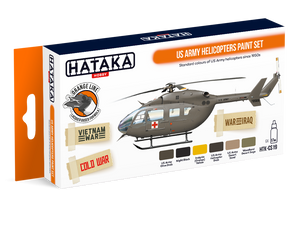 Hataka HTK-CS19 US Army Helicopters Paint Set (6x17ml)