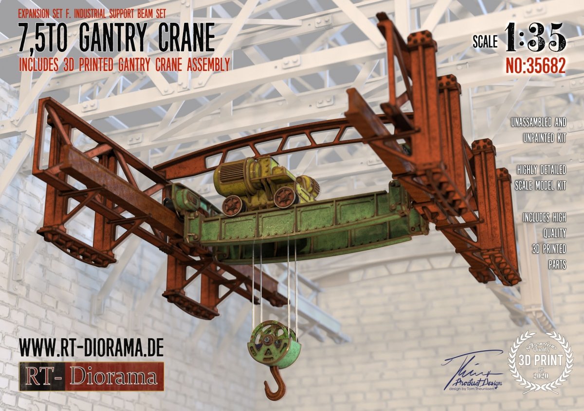 RT-Diorama 35682 Grue à portique 7,5 pouces 1/35  – image 2