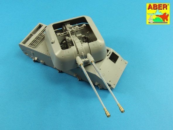 Aber 35L-205 Armament for Soviet SPAAG ZSU-57-2 57mm S-68 x2pcs. 1/35 – imagen 5