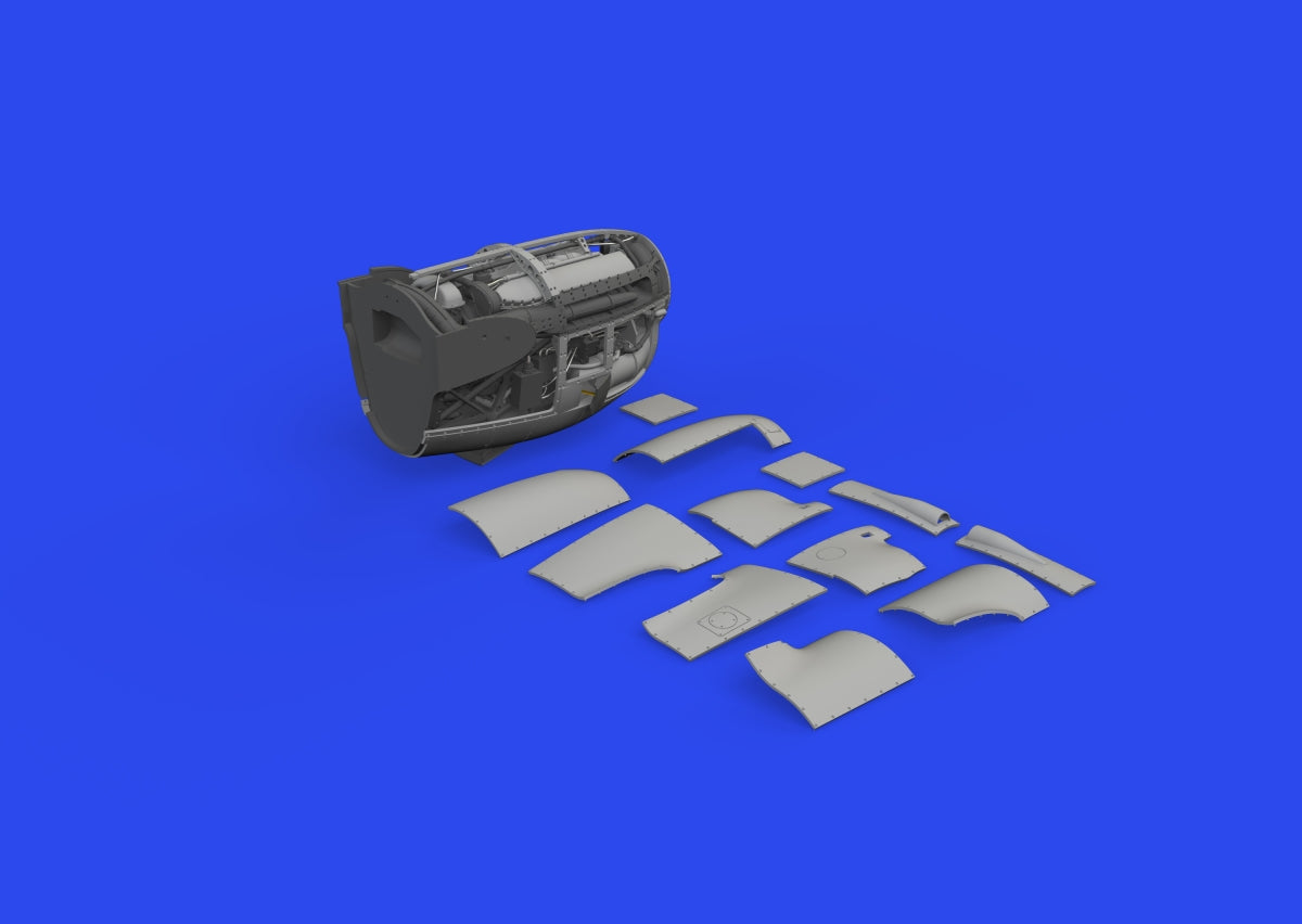 Eduard 648936 P-38J left engine PRINT TAMIYA 1/48 – imagen 5