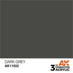 AK Interactive AK11022 Dark Grey 17ml
