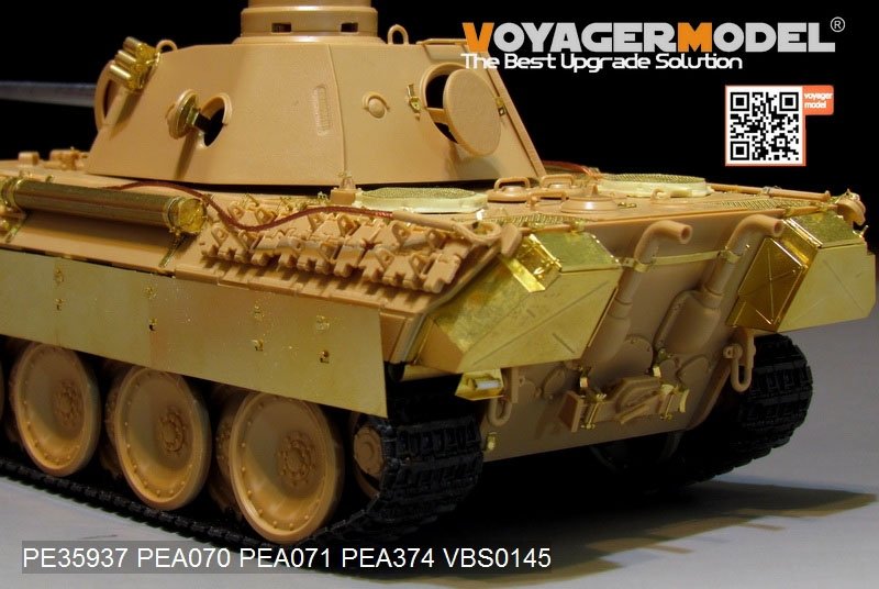 Maquette Voyager PE35937 Chars Panther D allemands de la Seconde Guerre mondiale (modèle de base) pour MENG TS-038 au 1/35 – image 7