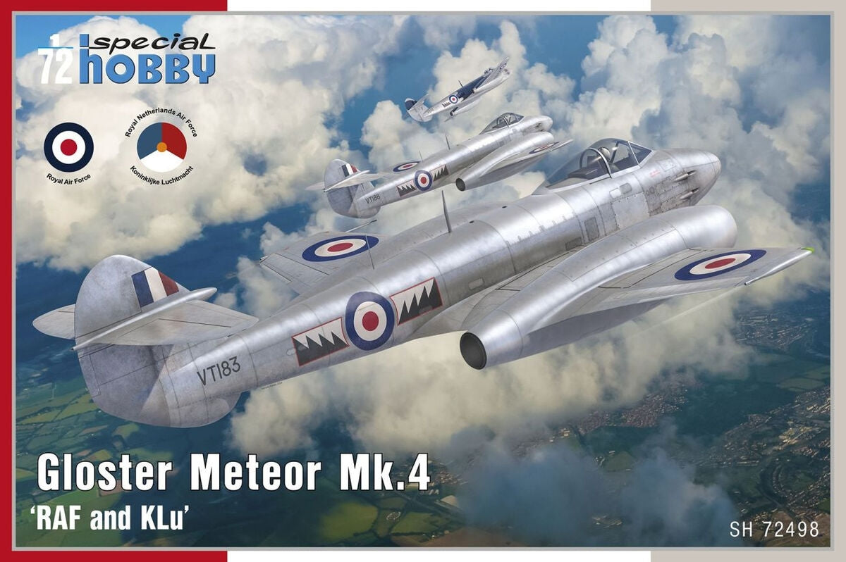 Special Hobby 72498 Gloster Meteor Mk.4 &amp;#39;RAF And KLu 1/72