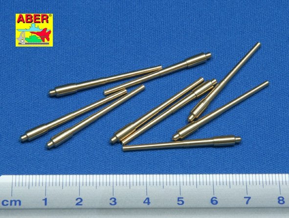 Aber 350L-06 Set of 9pcs 406mm short barrels for US ships for turrets without antiblast covers: North Carolina, Washington 1/350 – Bild 2
