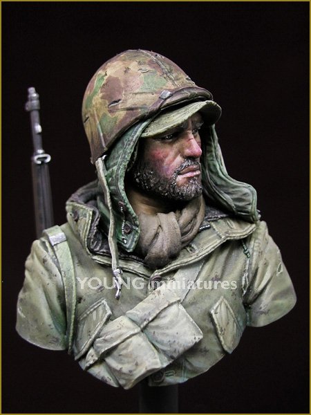 Young Miniatures YM1838 THE CHOSIN FEW Battle of Jang-Jin Reservoir USMC KOREAN WAR 1950 1/10 – imagen 8