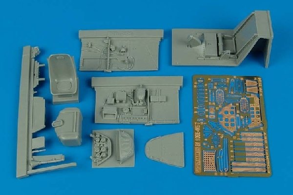 Kit cockpit Aires 2104 Bf 109E-4/E-7 au 1/32 EDUARD