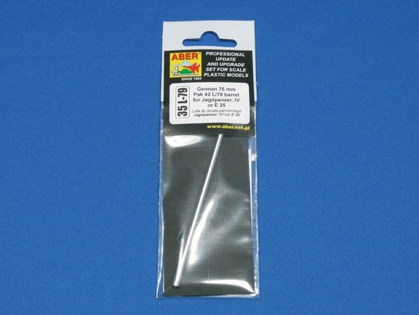 Aber 35L-079 German 75mm Pak 40L/70 gun barrel for Jagdpanzer IV or E25 1/35 – immagine 3