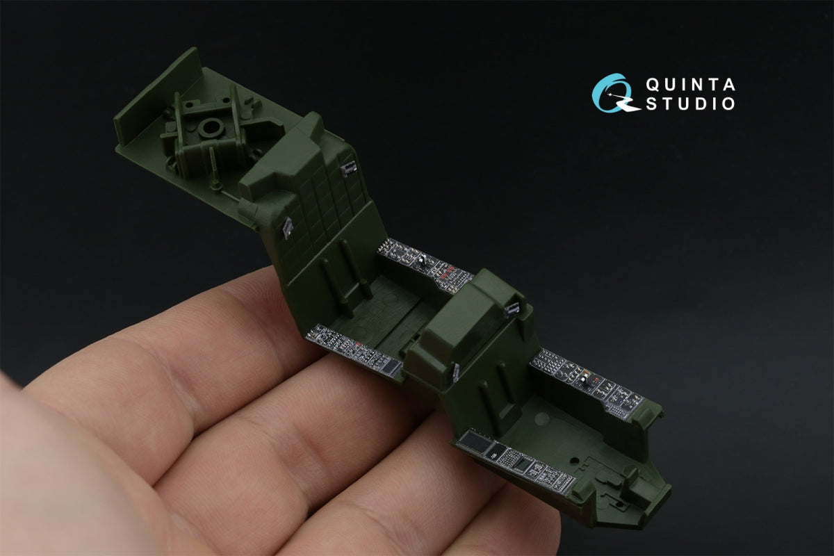 Quinta Studio QDS-48572 AH-64A 3D-Printed &amp;amp; coloured Interior on decal paper (Academy/Modelist) (small version) 1/48 – Bild 9