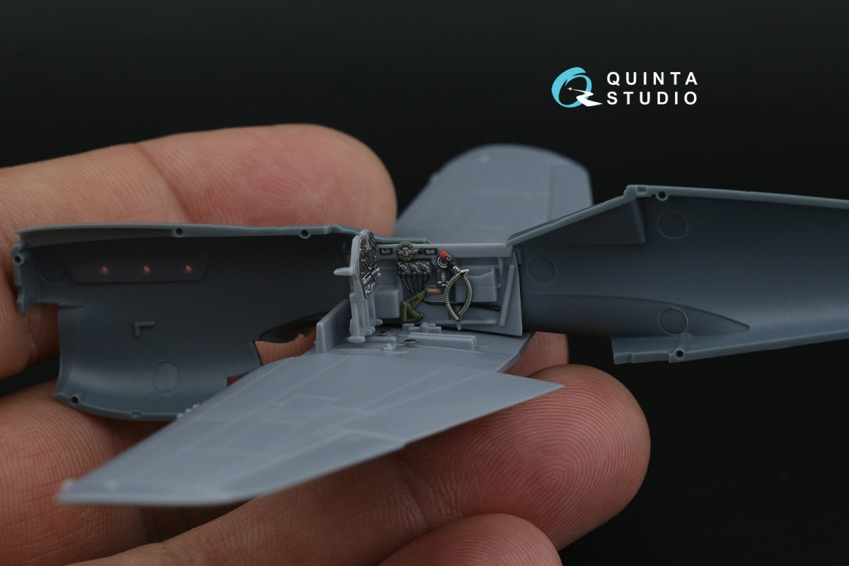 Intérieur imprimé en 3D et coloré sur papier décalcomanie Quinta Studio QD72216 P-40N Warhawk (Special Hobby) 1/72  – image 7