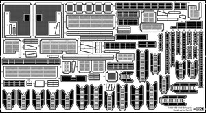 MK1 Design MD-20022 USS CV-6 Enterprise DX with Full Wooden Deck for Trumpeter 1/200 – immagine 70