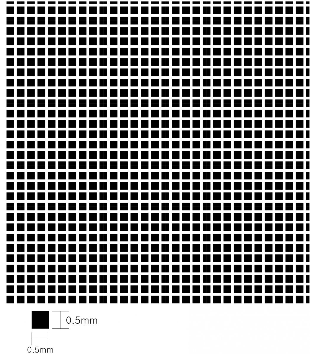 KA Models KA-00001 SQUARE PATTERN MESH A 0.5mm X 0.5mm – immagine 5