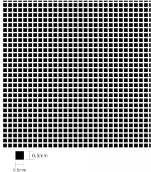 KA Models KA-00001 SQUARE PATTERN MESH A 0.5mm X 0.5mm – immagine 5
