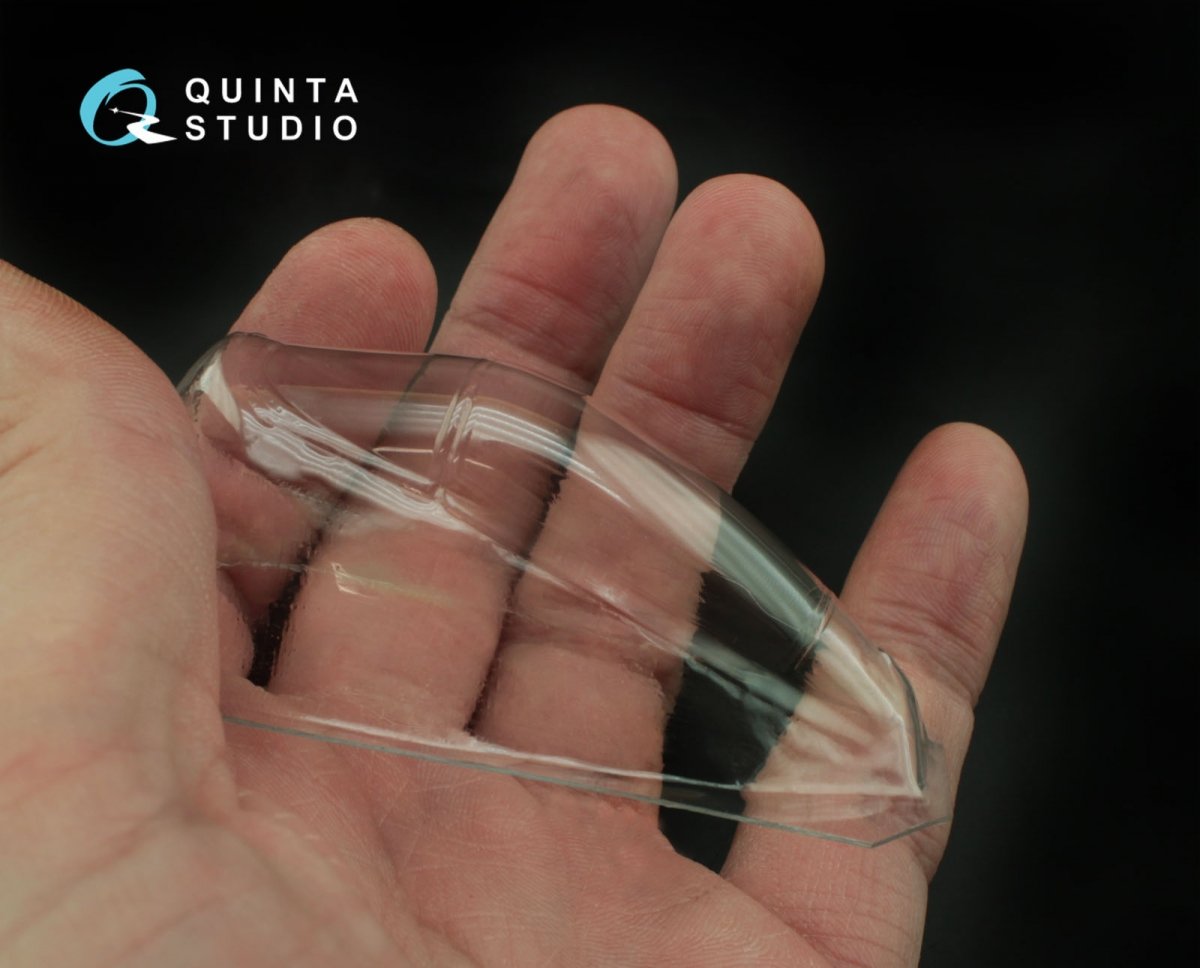Quinta Studio QC48008 MiG-29 (All single seater version) vacuformed clear canopy (for GWH kits) 1/48 – zdjęcie 3