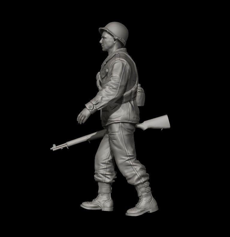 Panzer Art FI35-093 US Soldier in M43 uniform No.1 1/35 – Bild 3