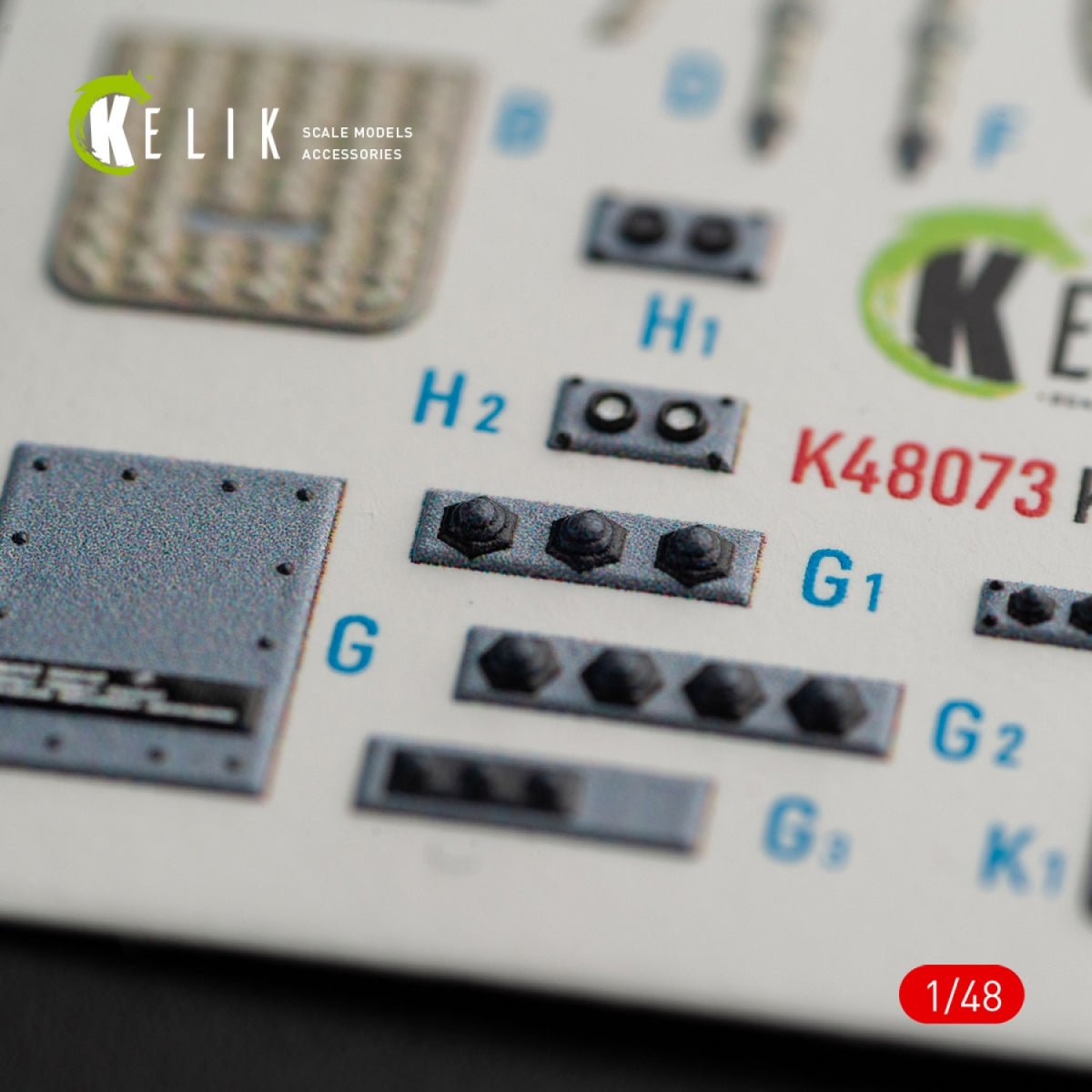 KELIK K48073 Ka-27 Helix interior 3D decals for HobbyBoss kit 1/48 – immagine 12