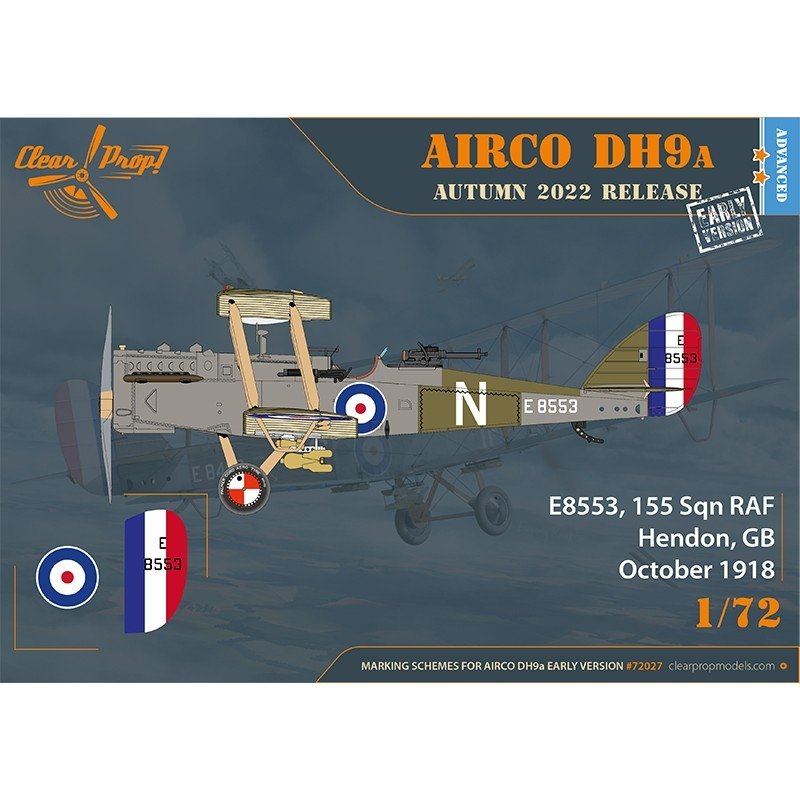 Clear Prop! CP72027 Airco DH.9a (early version) ADVANCED KIT 1/72 – Bild 15