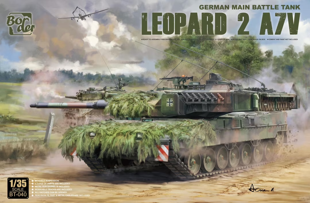 Border Model BT-040 German Main Battle Tank Leopard 2 A7V 1/35 – zdjęcie 2