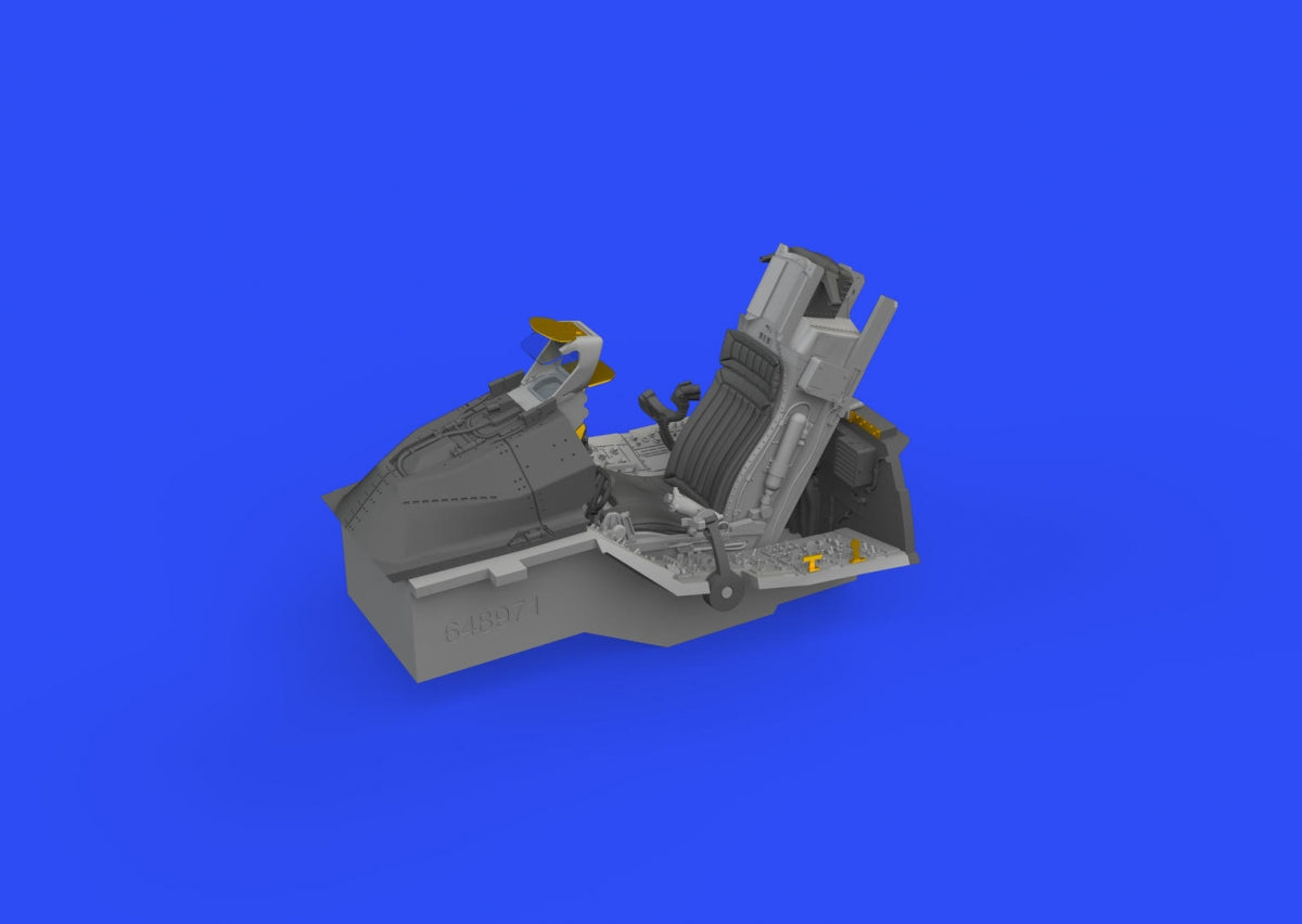 Maquette Eduard 648971 F-16C Block 42 (cockpit de 2006) - Modèle imprimé Kinetic au 1/48 – image 3
