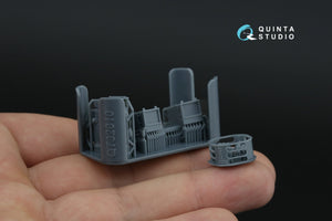 Intérieur imprimé en 3D et coloré sur papier décalcomanie (Italeri) de Quinta Studio QD+32232 Tornado ECR (avec pièces en résine imprimées en 3D) à l&amp;#39;échelle 1/32 – image 8