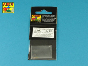 Aber 1/700L-39 Set of 18 pcs 20 mm L/65 C/38 gun barrels for German war ships 1/700 – immagine 3